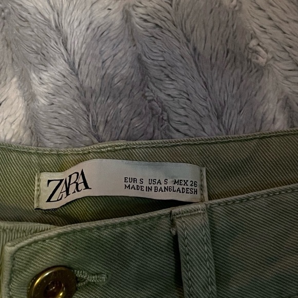 ZARA Mini Cargo Skirt Size Small - Picture 6 of 7